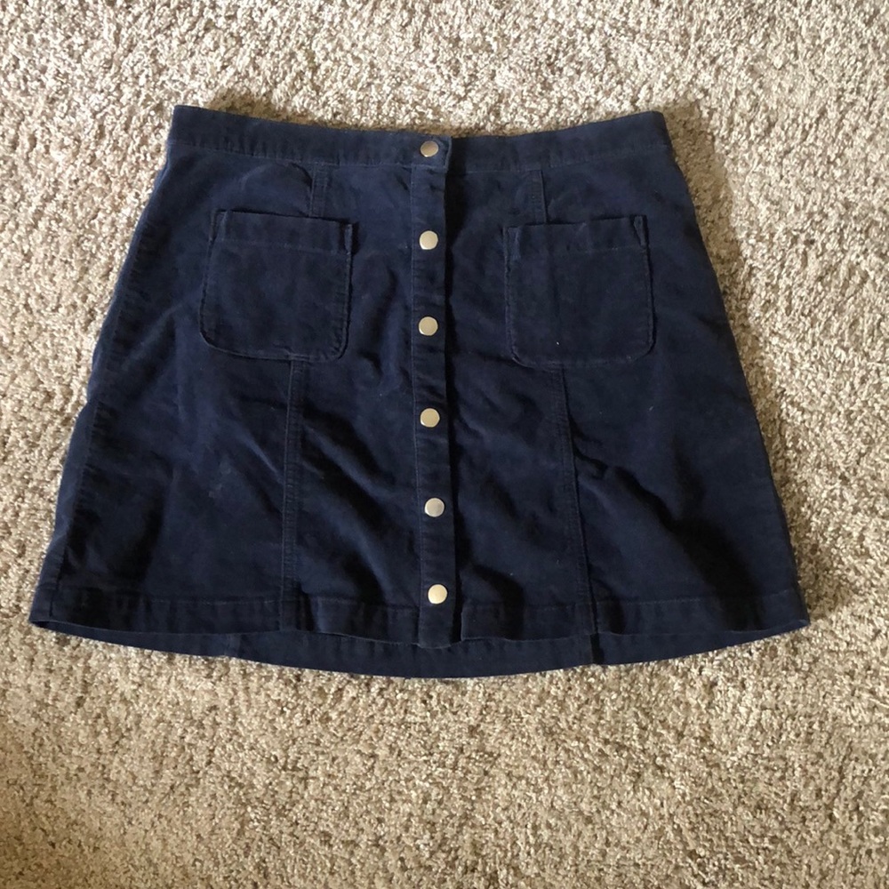 Urban outfitters great velveteen skirt